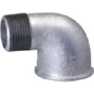Horganyzott könyök 90° 4" KB