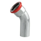 FixTrend Steel press ív, 45°, 1 tokos, 108mm