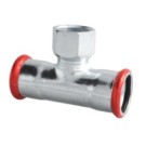 FixTrend Steel press T-idom, menetes ággal, 76.1-3/4"B-76.1mm