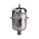 GITRAL AB05-INOX vízütés gátló tágulási tartály 0.5l, 1/2", 3.5bar, inox