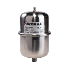 GITRAL AB2-INOX HMV tágulási tartály 2l, 1/2", 3.5bar, inox