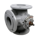 HONEYWELL DR40GLFA háromjáratú karimás keverőcsap DN40