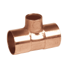 IBP 5130R Forrasztható szűkített T idom 54-42-54mm vörösréz