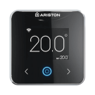 ARISTON Cube S Net digitális szobatermosztát, progr., vezetékes, BUS, fekete, 24V