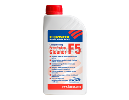 FERNOX Cleaner F5 tisztító folyadék 100 liter vízhez, 1l