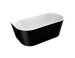 Wellis - Calabria Black Szabadon álló akrilkád