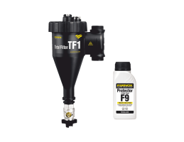 FERNOX TF1 Total Filter 3/4” mágneses szűrő, F9 Protector + Filter Fluid, 265ml