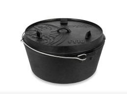 Petromax Dutch Oven, öntöttvas lábas (11,5 liter, Ø 36 cm)