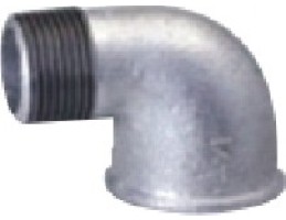 Horganyzott könyök 90° 4" KB