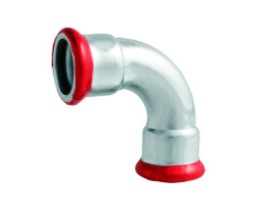 FixTrend Steel press ív, 90°, 2 tokos, 108mm