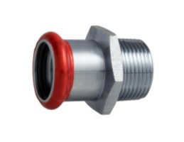 FixTrend Steel press külső menetes átmeneti idom, 108mm tok-4"K