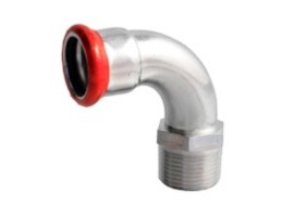 FixTrend Steel press ív, 90°, 54mm tok-2"K hosszú