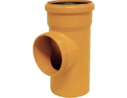 PIPELIFE KGET csatorna tisztítóidom, íves, kéttokos, 200x200x200mm