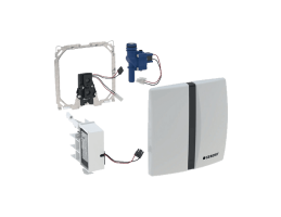 GEBERIT Basic vizelde elektronika, infrás, fém takarólap, fehér, 230V