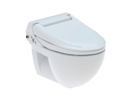 GEBERIT AquaClean 4000 WC-ülőke, fali WC-kerámiával, alpinfehér