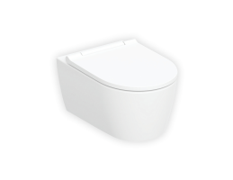GEBERIT ONE fali WC, melyöblítésű, TurboFlush, WC-ülőkével, fényes króm