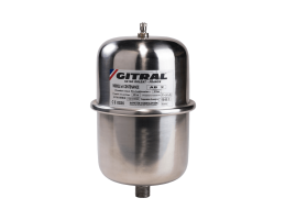 GITRAL AB2-INOX HMV tágulási tartály 2l, 1/2", 3.5bar, inox