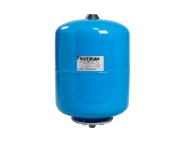 GITRAL GBV-24 hidrofor tartály, kék, álló, 24l, 1", 10bar, -10°C...+99°C
