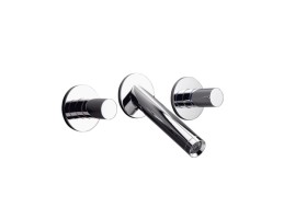 Hansgrohe - Axor Starck 3 lyukú mosdócsaptelep falsík alatti szereléshez, 125 mm-es kifolyóval, fali szereléshez
