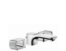 Hansgrohe - Axor Urquiola 3 lyukú mosdócsaptelep automata lefolyó-garnitúrával és rozettákkal