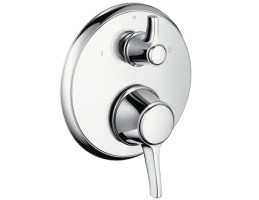 Hansgrohe - Ecostat Classic termosztát falsík alatti szereléshez elzáró- és váltószeleppel