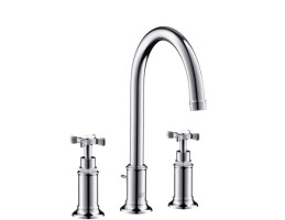Hansgrohe - Axor Montreux 3 lyukú mosdócsaptelep húzórudas lefolyógarnitúrával 16513000