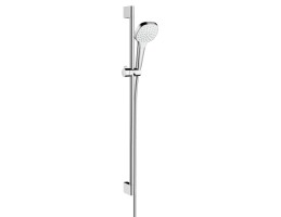 Hansgrohe - Croma Select E 1jet EcoSmart zuhanyszett 90 cm (9l/perc), fehér/króm