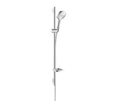 Hansgrohe - Raindance Select E 120 3jet kézizuhany EcoSmart 9 l/perc / Unica'S Puro zuhanyrúd 0,90 m szett 26623400