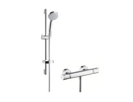 Hansgrohe - Ecostat Comfort Combi 0,65 m Croma 100 Vario kézizuhannyal