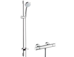 Hansgrohe - Croma 100 Ecostat Comfort Combi 0,90 m Croma 100 Vario kézizuhannyal