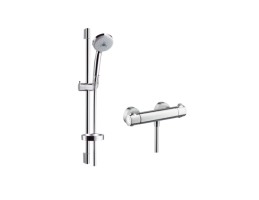 Hansgrohe - Croma 100 Ecostat 1001 SL Combi 0,65 m Croma 100 Multi 2jet kézizuhannyal