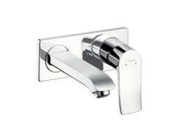Hansgrohe - Metris Egykaros mosdócsaptelep falsík alatti szereléshez, 165 mm-es kifolyóval