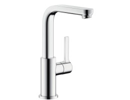 Hansgrohe - Metris S Egykaros mosdócsaptelep húzórudas lefolyógarnitúrával, forgatható