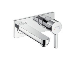 Hansgrohe - Metris S Egykaros mosdócsaptelep falsík alatti szereléshez, 165 mm-es kifolyóval