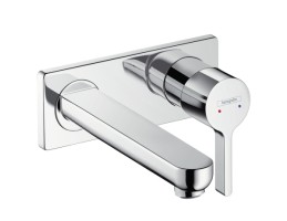 Hansgrohe - Metris S Egykaros mosdócsaptelep falsík alatti szereléshez, 225 mm-es kifolyóval