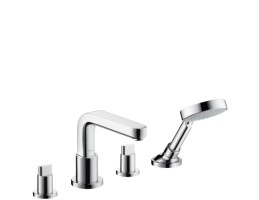 Hansgrohe - Metris S 4 lyukú kádperemre szerelhető 171 mm-es kifolyóval
