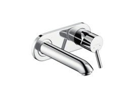 Hansgrohe - Talis Egykaros mosdócsaptelep LowFlow 3,5 l/perc falsík alatti szereléshez, 165 mm-es kifolyóval fali szereléshez