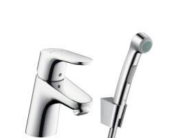 Hansgrohe - Focus Bidette 1jet kézizuhany/ Focus 70 egykaros mosdócsaptelep szett 1,60 m