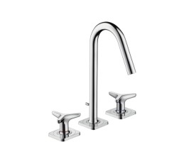 Hansgrohe - Axor Citterio M 3 lyukú mosdócsaptelep húzórudas lefolyógarnitúrával