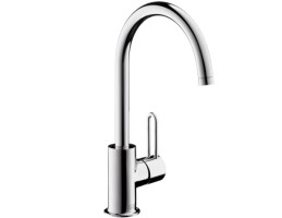 Hansgrohe - Axor Uno² Egykaros mosdócsaptelep húzórudas lefolyógarnitúrával, forgatható