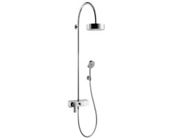 Hansgrohe - Axor Citterio Showerpipe egykaros csapteleppel és 1jet fejzuhannyal