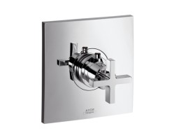Hansgrohe - Axor Citterio Termosztát 59 l/perc Highflow falsík alatti szereléshez keresztfogantyúval