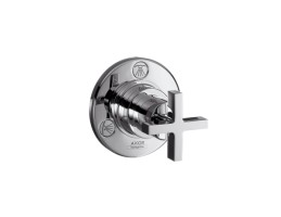 Hansgrohe - Axor Citterio Trio/ Quattro elzáró- és váltószelep falsík alatti szereléshez keresztfogantyúval