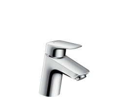 Hansgrohe - Logis egykaros mosdócsaptelep 70 push-open lefolyó-garnitúrával vízmelegítőkhöz
