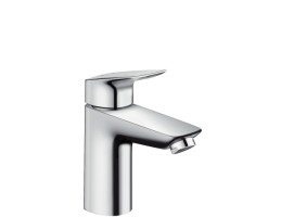 Hansgrohe - Logis egykaros mosdócsaptelep 100 lefolyó-garnitúra nélkül, kerámiabetét kétféle átfolyási mennyiséggel