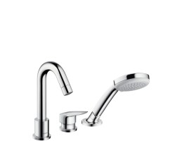 Hansgrohe - Logis 3-lyukú, peremre szerelhető kádcsaptelep 71310000