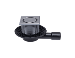 HL 90Pr padlóösszefolyó, DN40/50, 115x115mm ráccsal