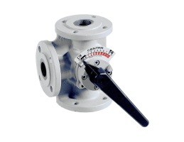 HONEYWELL DR40GLFA háromjáratú karimás keverőcsap DN50