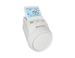 HONEYWELL HR90EE TheraPro programozható radiátor termosztát Danfoss/Herz/Comap M28x1.5 adapterrel