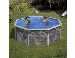 PONTAQUA ROCK 460 x 120 cm fémfalas családi medence